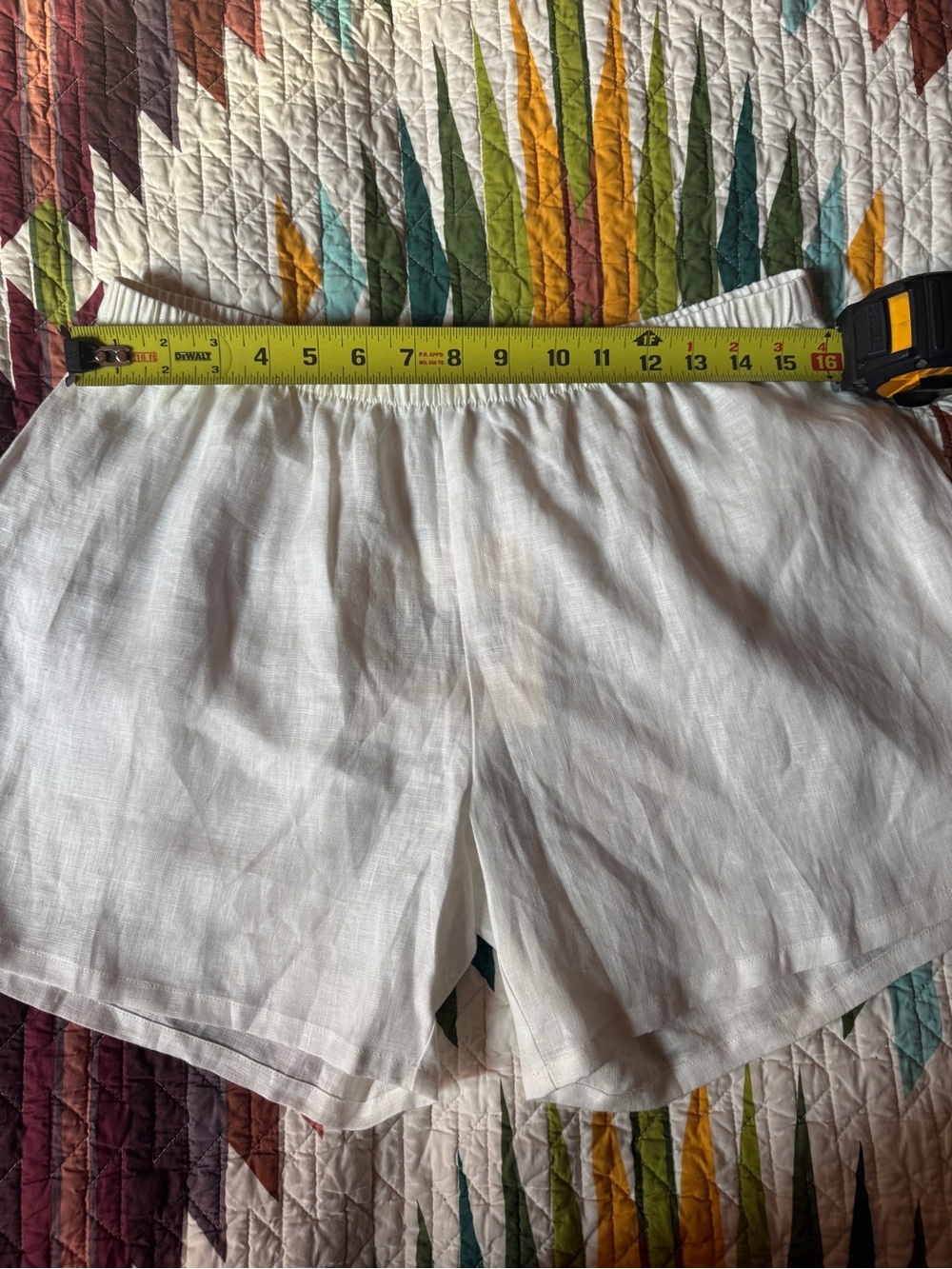 Sønderhaus White Linen Shorts - Picture 5 of 5